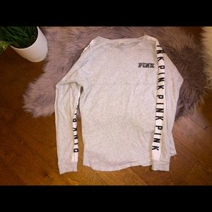oversized PINK crew neck